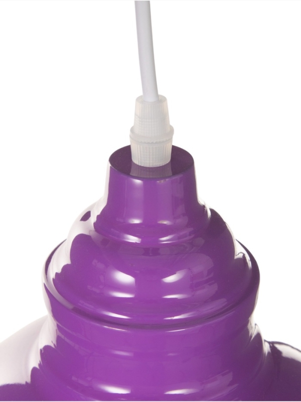 Светильник Paul 1х40Вт Е27 пр-1м темно-фиолетовый 20х20х17,5см