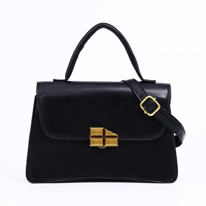 Сумка-мессенджер на магните, цвет чёрный Сумка-мессенджер на магните, цвет чёрный