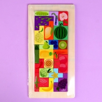 Пазл-тетрис &laquo;Фрукты&raquo;, 30 &times; 15 &times; 1 см