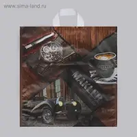 Пакет &laquo;Маклер&raquo;, полиэтиленовый с петлевой ручкой, 38&times;42 см, 40 мкм