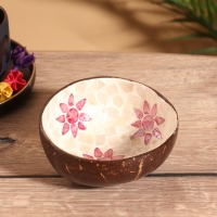 Чаша "Солнышко" 14х14х6 см, кокос