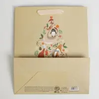 Пакет подарочный новогодний ламинированный &laquo;С Новым годом&raquo;, ML 23 х 27 х 11.5 см