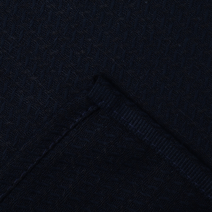 Простыня для бани Этель, цв. тёмно-синий, 147х180 см, 60% лён, 40% хл, 245 г/м2