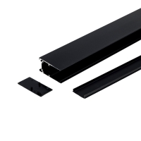 Шинопровод трековый магнитный &laquo;Broad&raquo;, однофазный, открытый монтаж, 2 м, чёрный