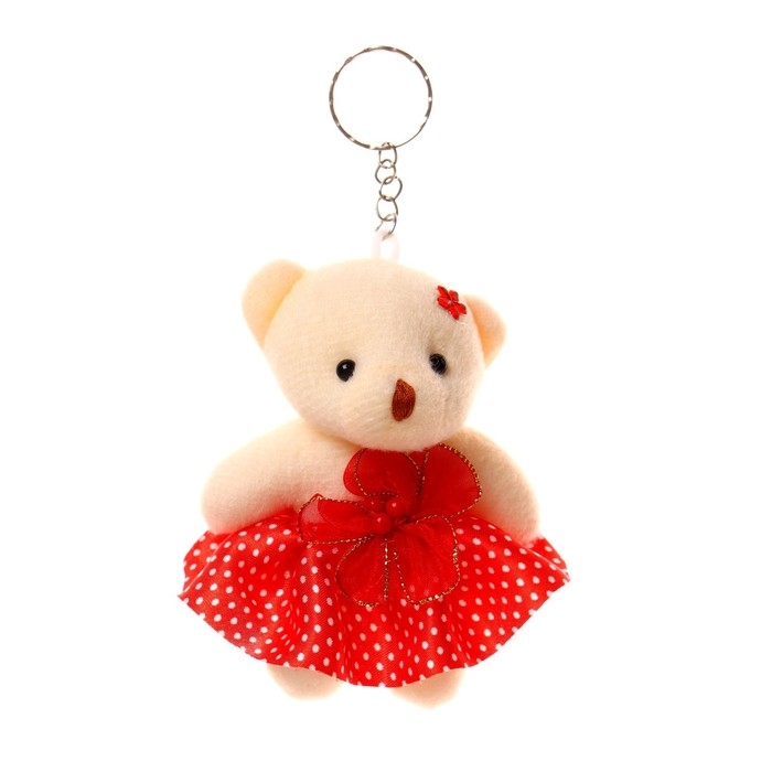 Подвеска &laquo;Мишка в юбочке с цветком&raquo;, цвета МИКС
