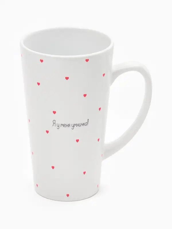 Кружка чайная керамическая &laquo;Умничка&raquo;, 450 мл