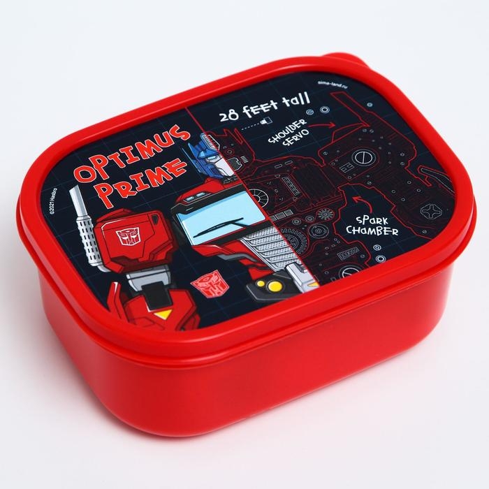 Ланч-бокс прямоугольный 0,5 л Ланч-бокс прямоугольный 0,5 л "Optimus Prime", Трансформеры