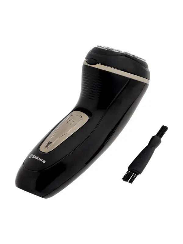 Электробритва Sakura SA-5417BK, роторная, 3 головик, триммер, чёрная