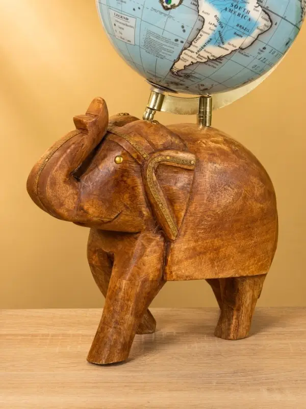 Глобус сувенирный, 25&times;16&times;36 см, подставка дерево