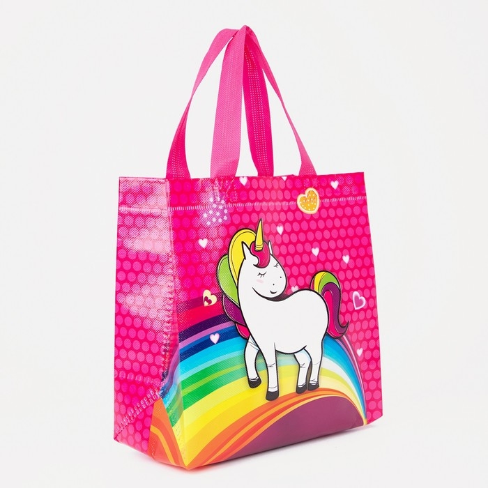 Сумка детская для девочки без молнии, цвет МИКС