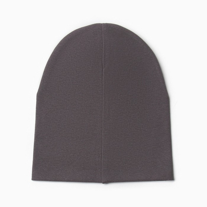 Шапка для мальчика, цвет тёмно-серый, размер 50-54 Шапка для мальчика, цвет тёмно-серый, размер 50-54