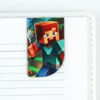 Закладки магнитные для книг, 4 шт &laquo;Пиксели&raquo;