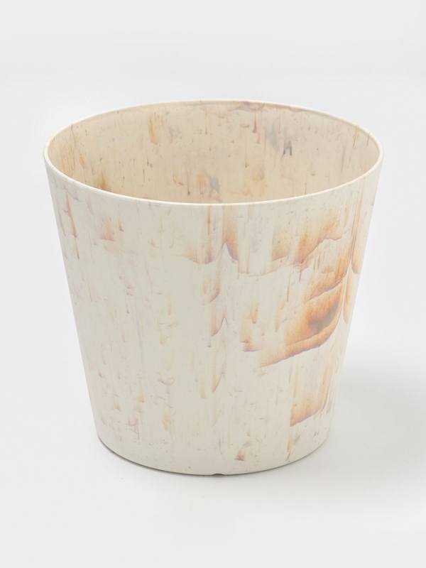 Кашпо круглое "SandStorm" d16,3х15 см, цвет оранжевый