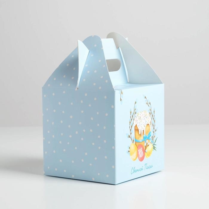 Коробка кондитерская складная, упаковка &laquo;Светлой Пасхи&raquo;, 14 х 14 х 14 см