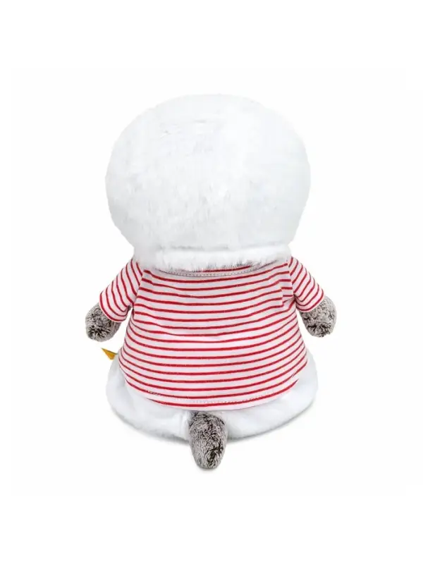 Мягкая игрушка "Кот Басик baby в костюмчике "Снеговик", 20 см BB-162