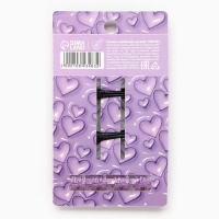 Бант для волос 2 шт, крабики «Милашке», 8 х 12,5 см Бант для волос 2 шт, крабики «Милашке», 8 х 12,5 см