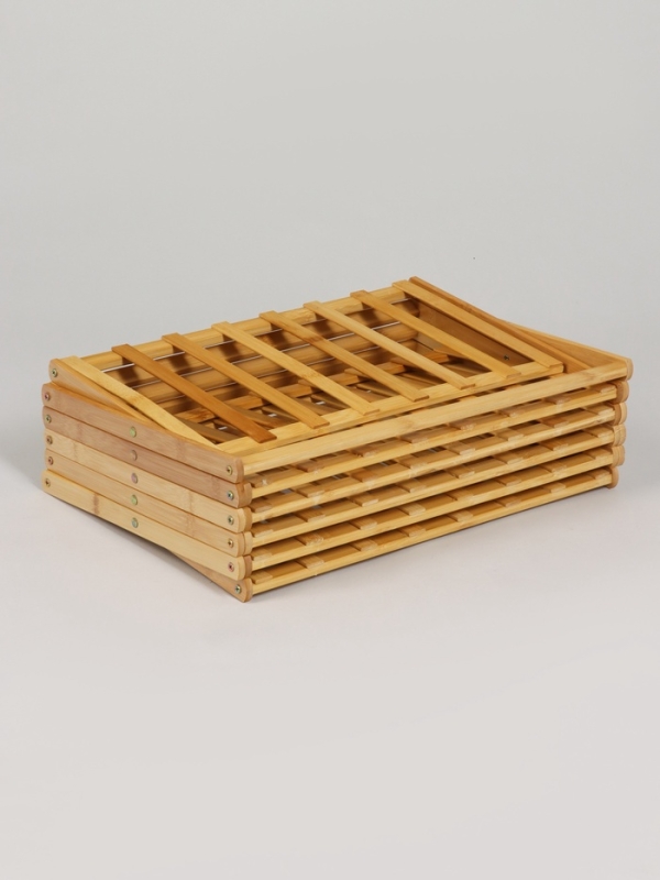 Подставка для цветов Greengo, 6 полок, 50 &times; 25 &times; 110 см, напольная, бамбук