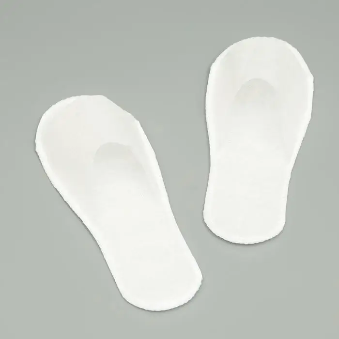 Одноразовые тапочки, эконом, белые, 42 р.