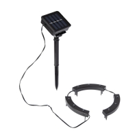 Садовый светильник на солнечной батарее «Обруч», 9 LED, свечение тёплое белое Садовый светильник на солнечной батарее «Обруч», 9 LED, свечение тёплое белое