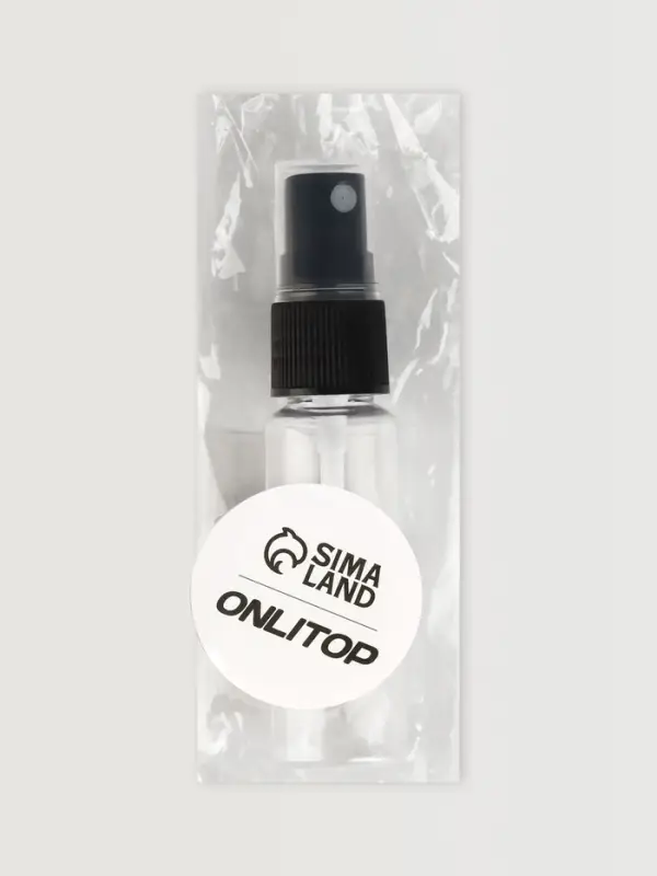 Бутылочка для хранения, с распылителем, 30 мл, МИКС, прозрачная