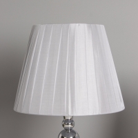 Лампа настольная &laquo;Бабл&raquo; 1х40Вт Е27 + ночник 3Вт хром 24.5,24,5.44см