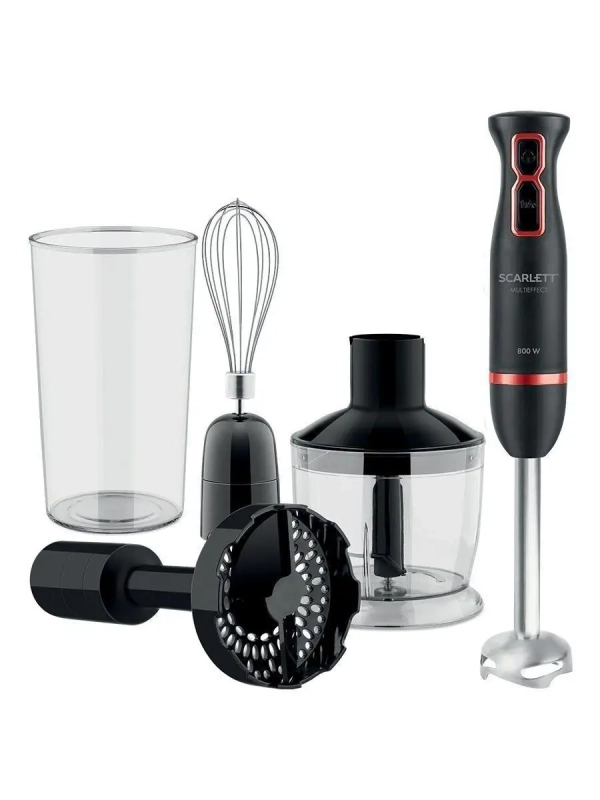 Погружной мощный блендер с насадками 800 Вт, SC-HB42M44