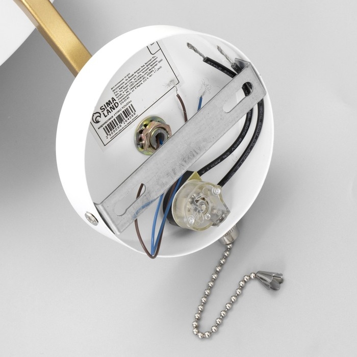 Бра с выключателем "Пиатти" LED 12Вт 4000К белый 15х26х16см