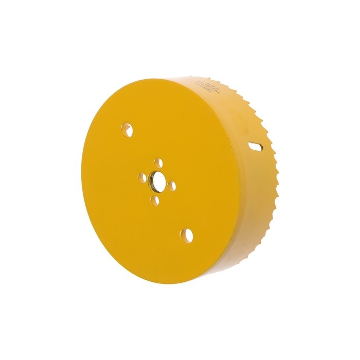 Коронка биметаллическая ТУНДРА, 140 мм, M16 с дополнительной фиксацией