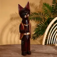 Сувенир "Кошка" албезия 50 см