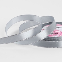 Лента атласная &laquo;Серебряные нити&raquo;, 15 мм &times; 23 &plusmn; 1 м, цвет серый №59