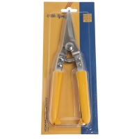 Ножницы по металлу ТУНДРА, авторазжим, пластиковые рукоятки, прямой рез, 200 мм