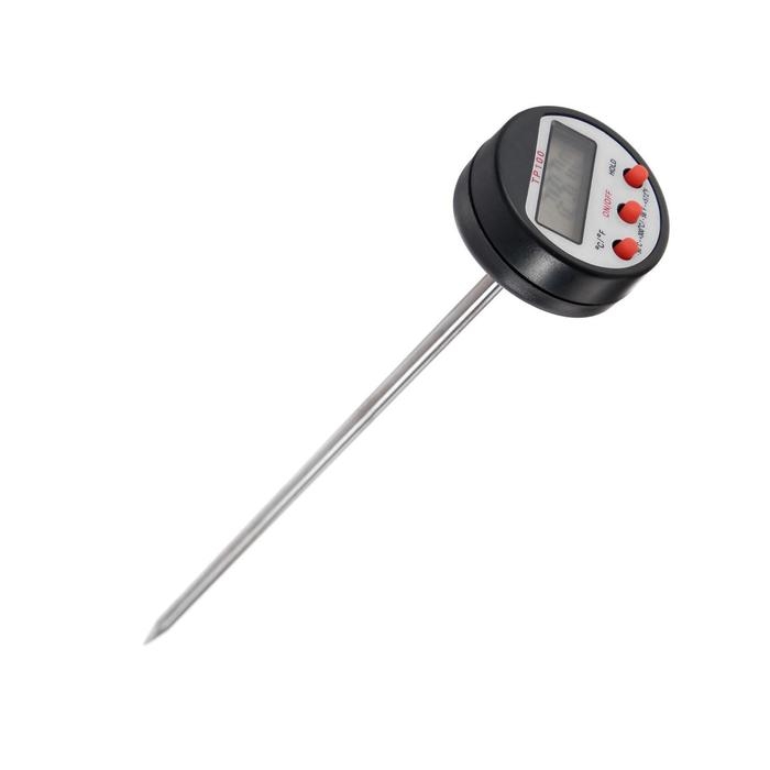 Термометр (термощуп) кухонный TP-100, максимальная температура 300 °C, от LR44, черный Термометр (термощуп) кухонный TP-100, максимальная температура 300 °C, от LR44, черный