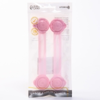 Набор блокираторов для дверей и ящиков, универсальные, гибкие, 2 шт., цвет МИКС, Крошка Я Набор блокираторов для дверей и ящиков, универсальные, гибкие, 2 шт., цвет МИКС, Крошка Я