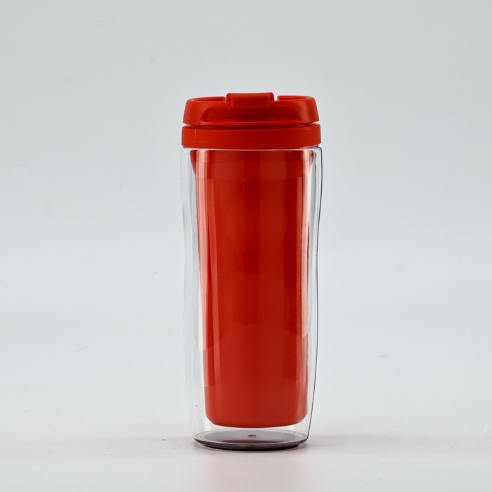 Термокружка под вставку &laquo;Красный&raquo;, 350 мл