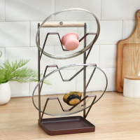 Подставка для крышек Доляна &laquo;Лофт&raquo;, 16&times;13&times;33,5 см, цвет коричневый