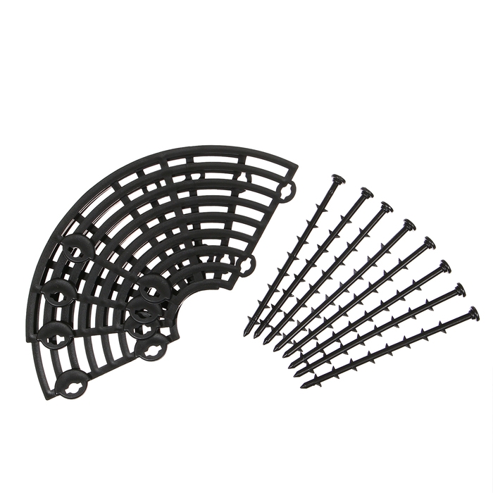 Защитная решётка для комнатных растений, от кошек, d = 19,5 см, пластик Защитная решётка для комнатных растений, от кошек, d = 19,5 см, пластик