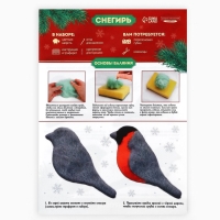 Валяние из шерсти на новый год. Брошь своими руками &laquo;Снегирь&raquo;, новогодний набор для творчества