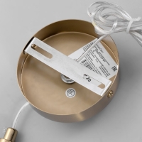 Светильник "Жаклин" 1х3Вт G4 Бронза 20х20х180см