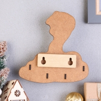 Новый год. Ключница с символом года "Змейка 2025", 14,3 х 15 х 3 см Новый год. Ключница с символом года "Змейка 2025", 14,3 х 15 х 3 см