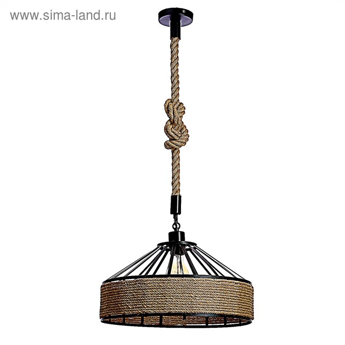 Светильник BayerLux Подвес BayerLuxной "Дюссель" 1х40Вт Е27 черный 40х40х112 см