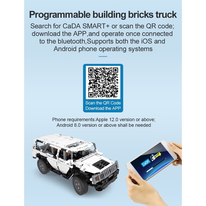 Конструктор радиоуправляемый &laquo;Внедорожник&raquo;, 575 деталей, 2 варианта управления