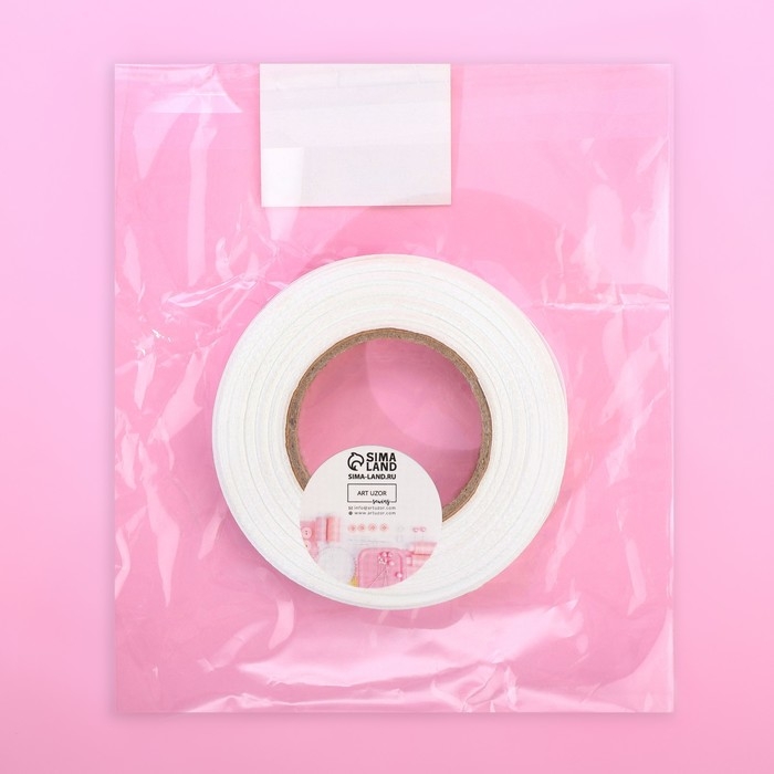 Размерник сатиновый, &laquo;L&raquo;, 1000 шт, 12 мм, 30 м, цвет белый