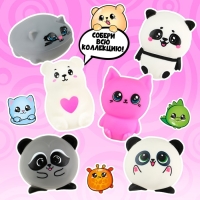 Антистресс сквиш мялка &laquo;Мишутка&raquo;,с пастой, в пакете