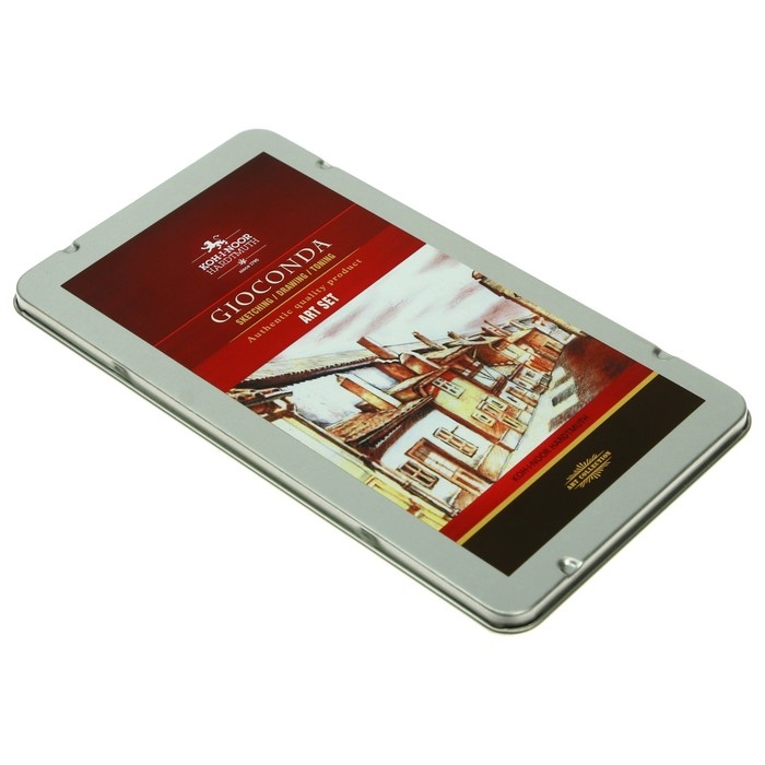 Художественный набор Koh-I-Noor 8890, GIOCONDA, 10 предметов в металлическом пенале