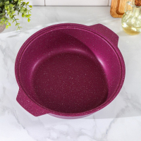 Кастрюля-жаровня Trendy style, 3 л, d=26 см, h=8.5 см, антипригарное покрытие, цвет фиолетовый Кастрюля-жаровня Trendy style, 3 л, d=26 см, h=8.5 см, антипригарное покрытие, цвет фиолетовый