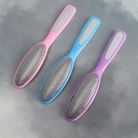 Пилка для ног, металлическая, с пилкой на ручке, 17 см, цвет МИКС Пилка для ног, металлическая, с пилкой на ручке, 17 см, цвет МИКС