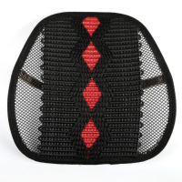 Ортопедическая спинка на сиденье усиленная, ромб, 38×39 см, черный Ортопедическая спинка на сиденье усиленная, ромб, 38×39 см, черный