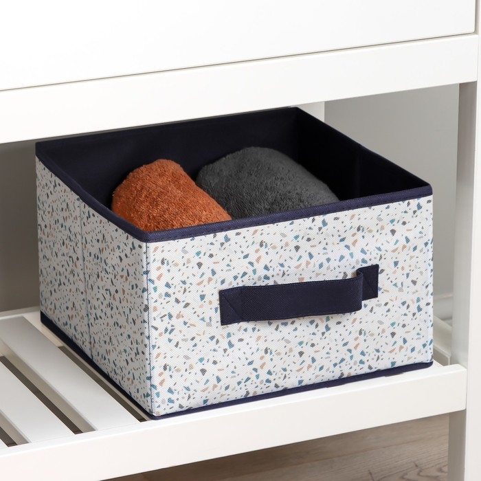 Короб для хранения Доляна &laquo;Мармелад&raquo;, 29&times;29&times;18 см, цвет белый