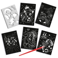 Гравюра блокнот детский &laquo;Замок принцессы&raquo;, 10 листов, штихель, для девочки