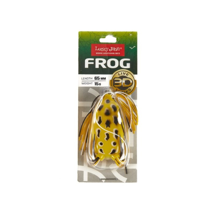 Приманка мягкая LJ 3D Series FROG 2.6in (06.50)/001 1шт. Приманка мягкая LJ 3D Series FROG 2.6in (06.50)/001 1шт.